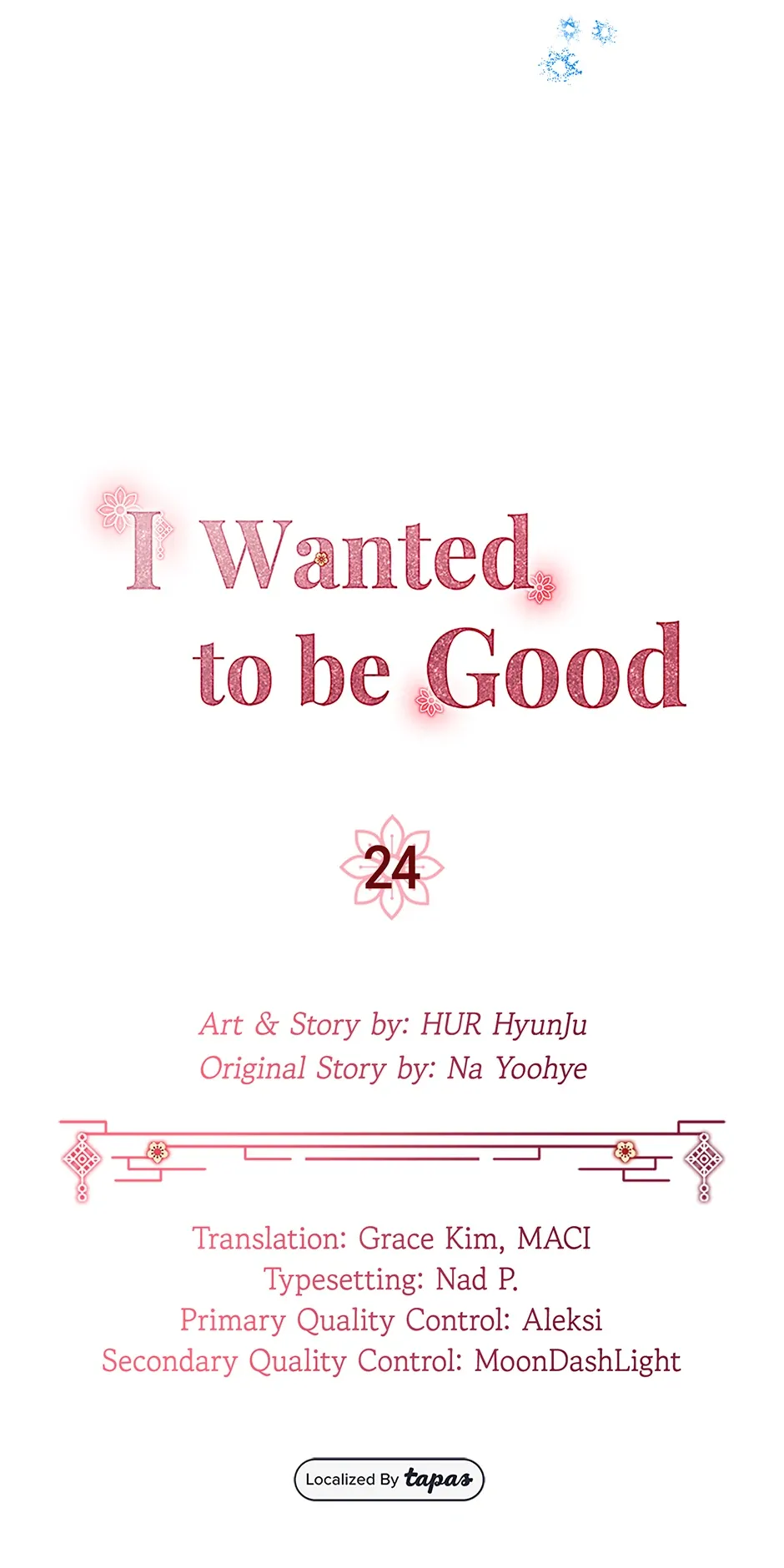 I Want To Live A Good Life - Chapter 24