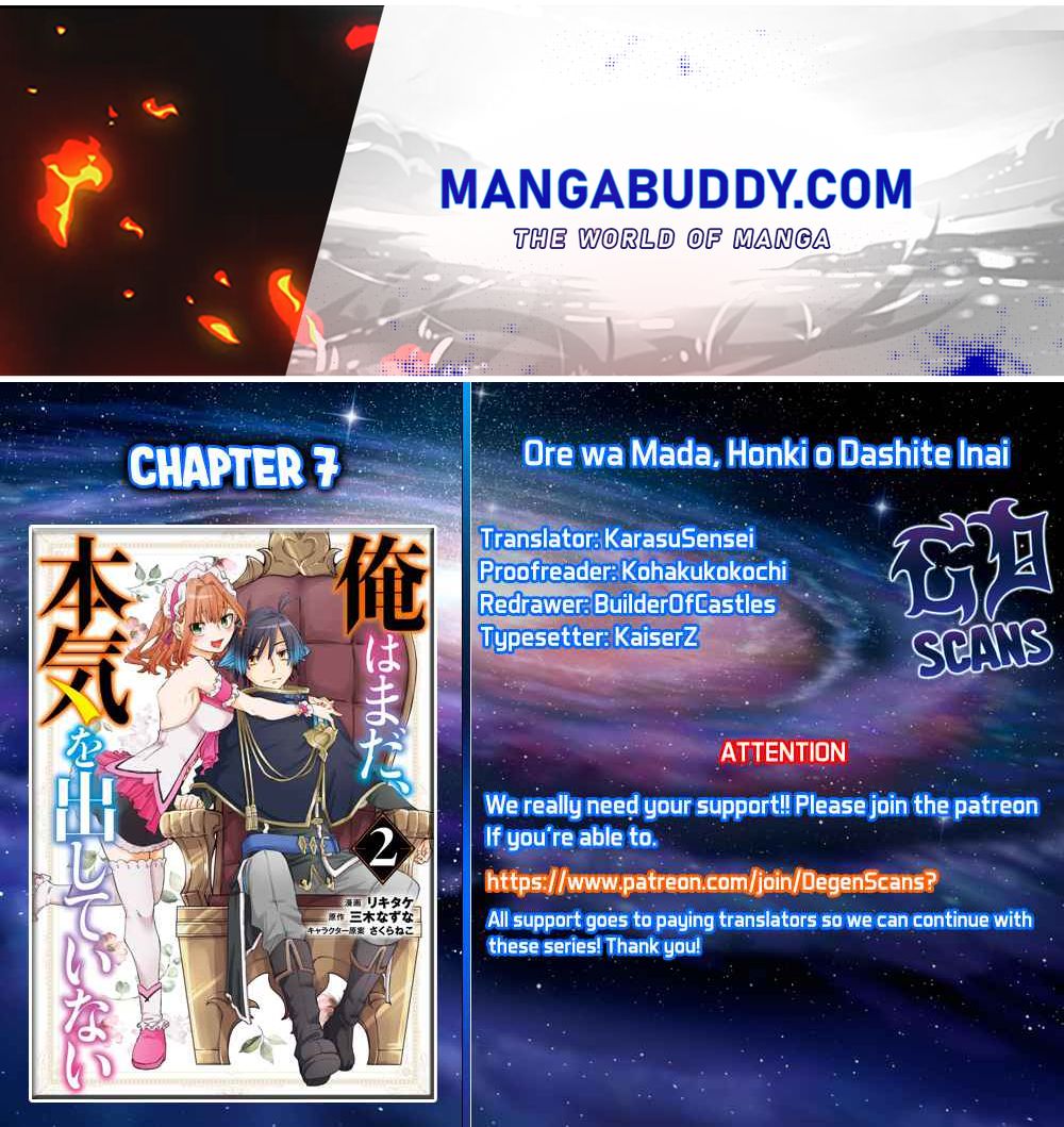 Ore Wa Mada, Honki O Dashite Inai - Chapter 7