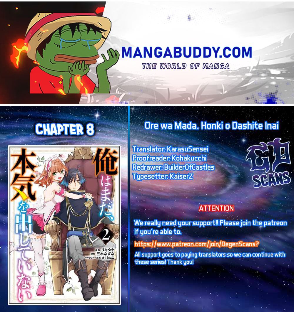 Ore Wa Mada, Honki O Dashite Inai - Chapter 8