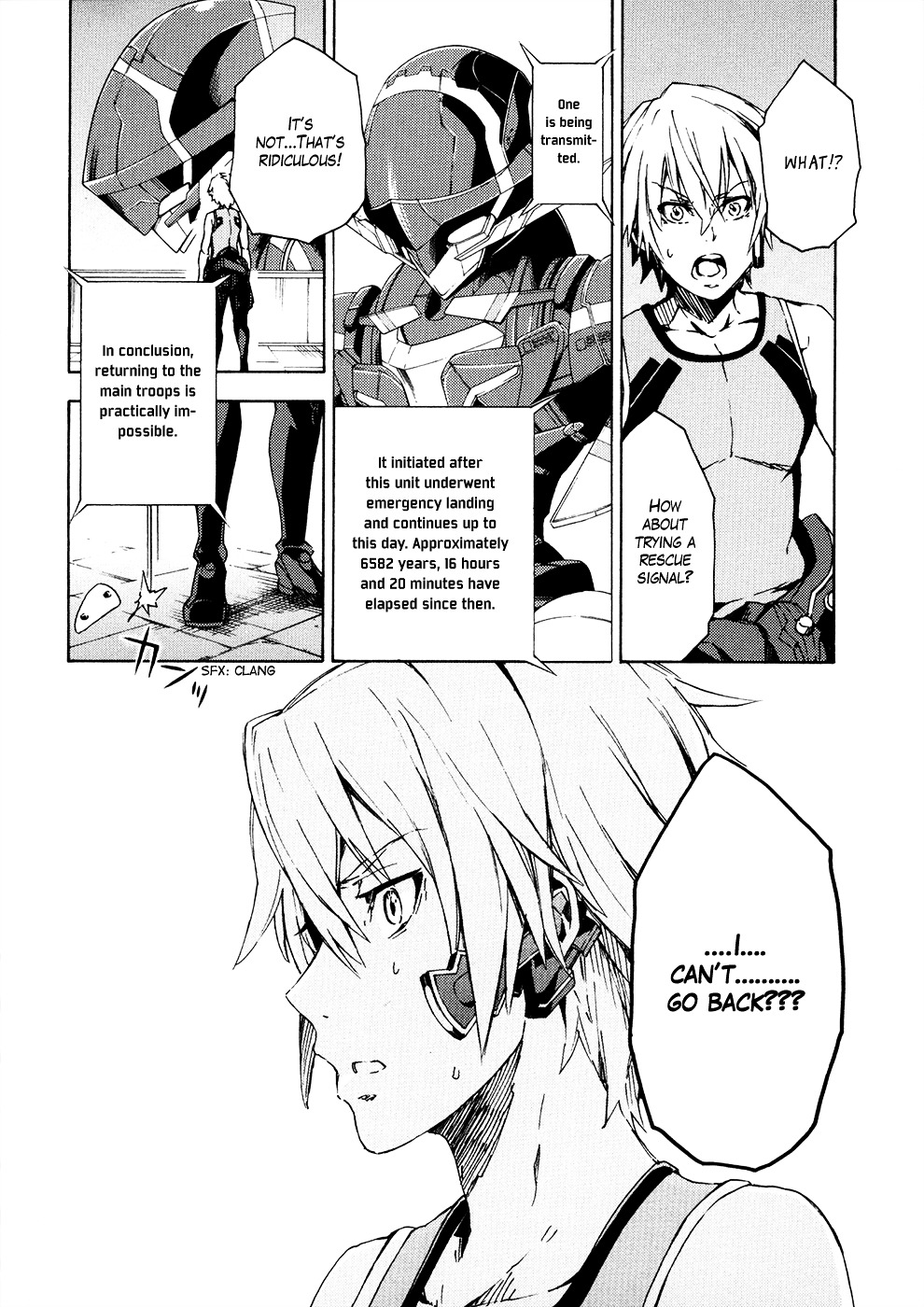 Suisei No Gargantia - Vol.2 Chapter 8 : A Soldier's Left