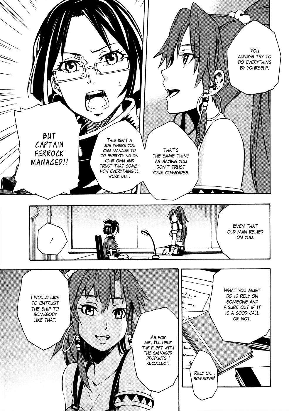 Suisei No Gargantia - Vol.2 Chapter 8 : A Soldier's Left