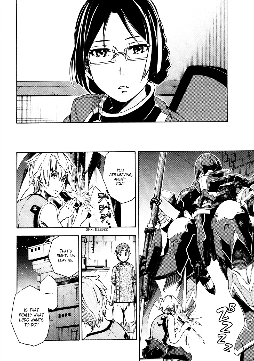 Suisei No Gargantia - Vol.2 Chapter 8 : A Soldier's Left