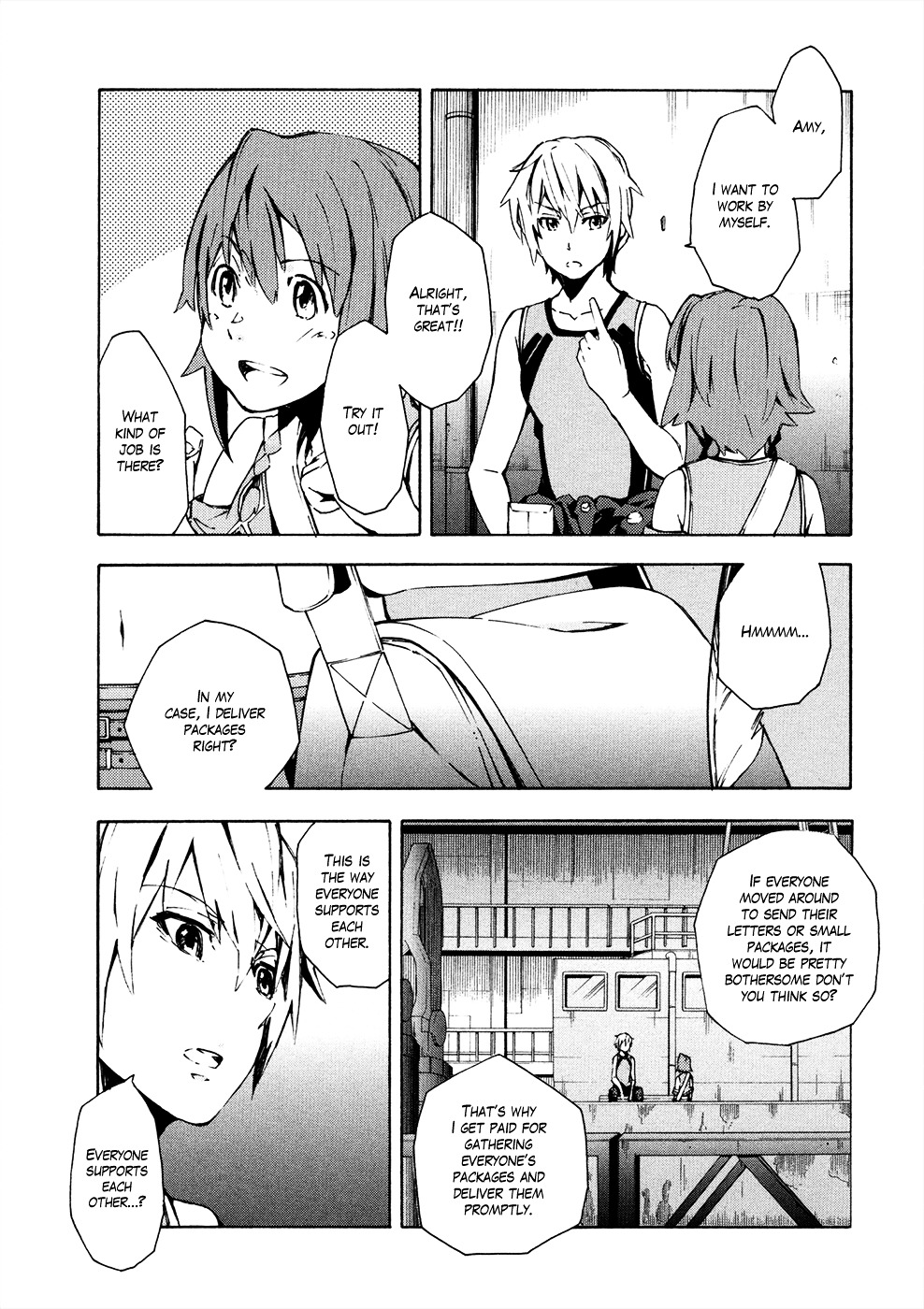 Suisei No Gargantia - Vol.2 Chapter 6 : A Calm Day