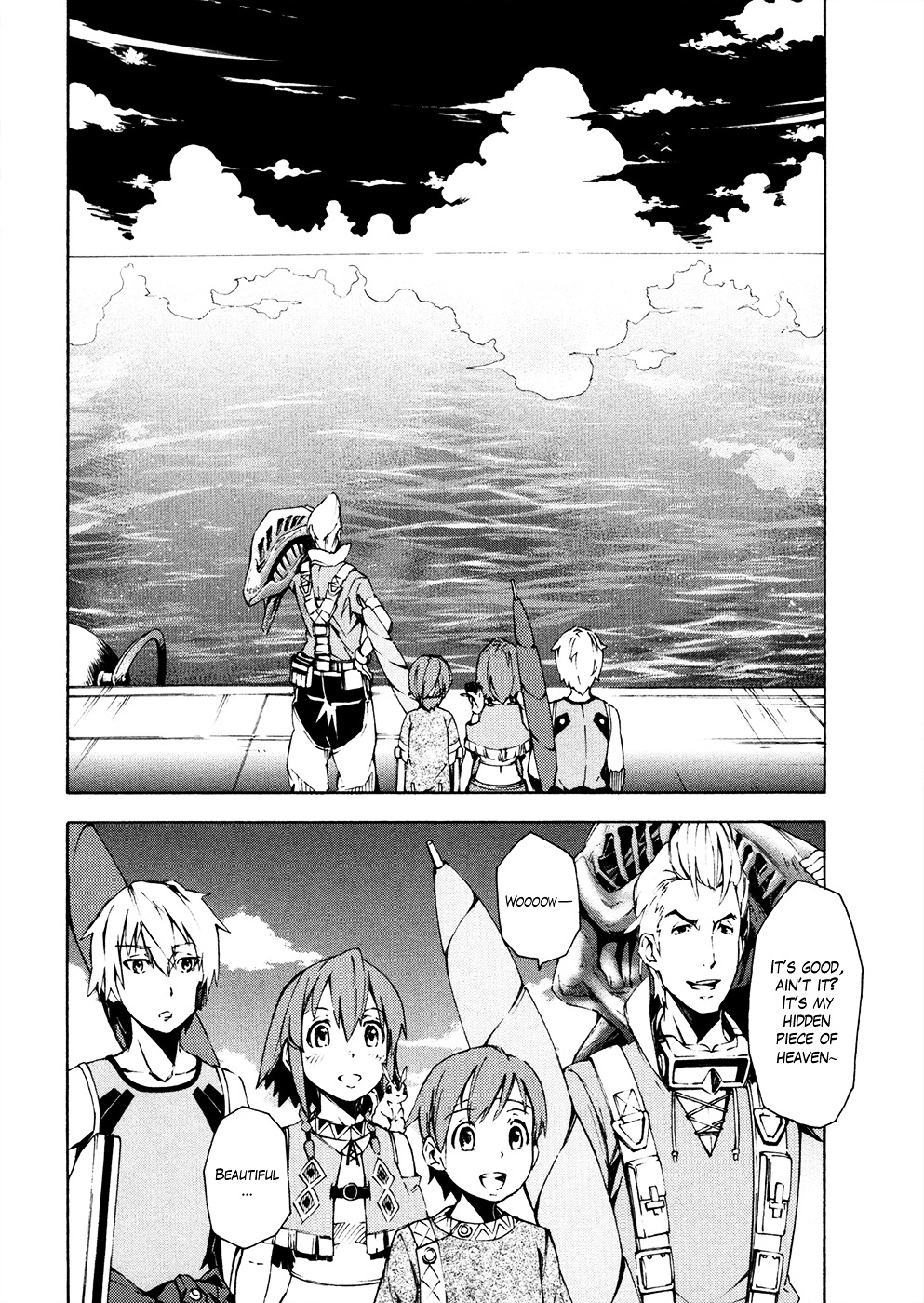 Suisei No Gargantia - Vol.2 Chapter 6 : A Calm Day