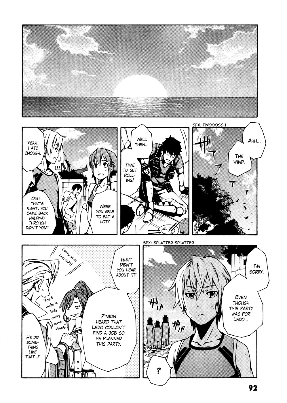 Suisei No Gargantia - Vol.2 Chapter 6 : A Calm Day