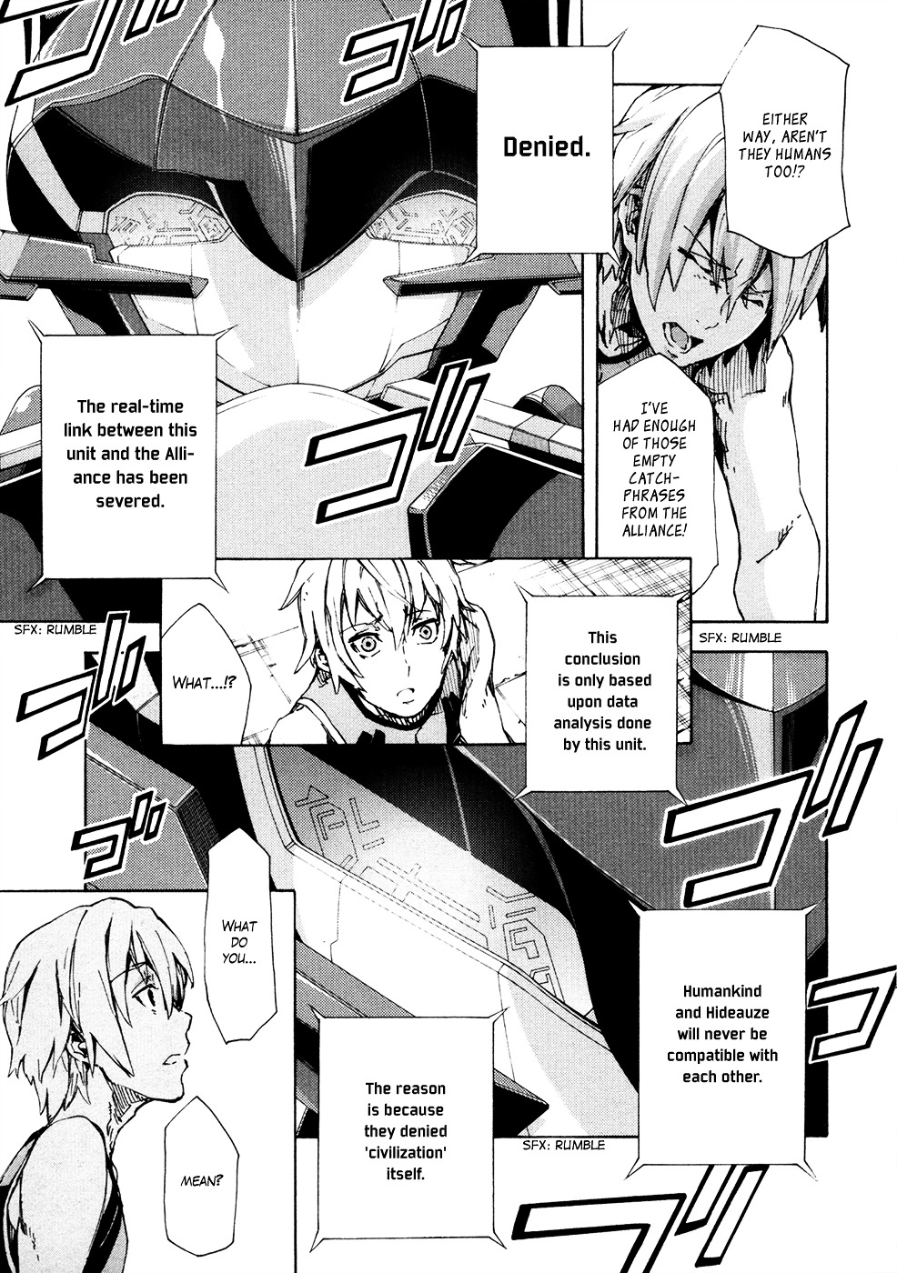 Suisei No Gargantia - Vol.3 Chapter 10 : A Battle For Whose Sake?