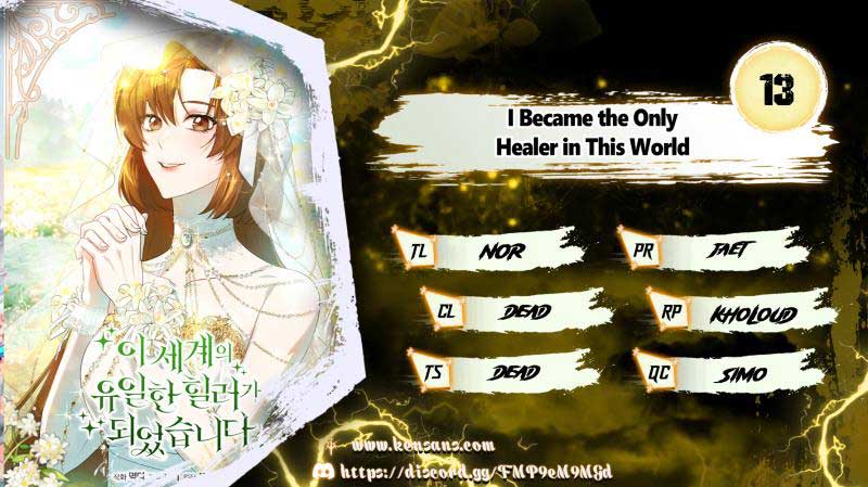 I Became The Only Healer In This World - Chapter 13