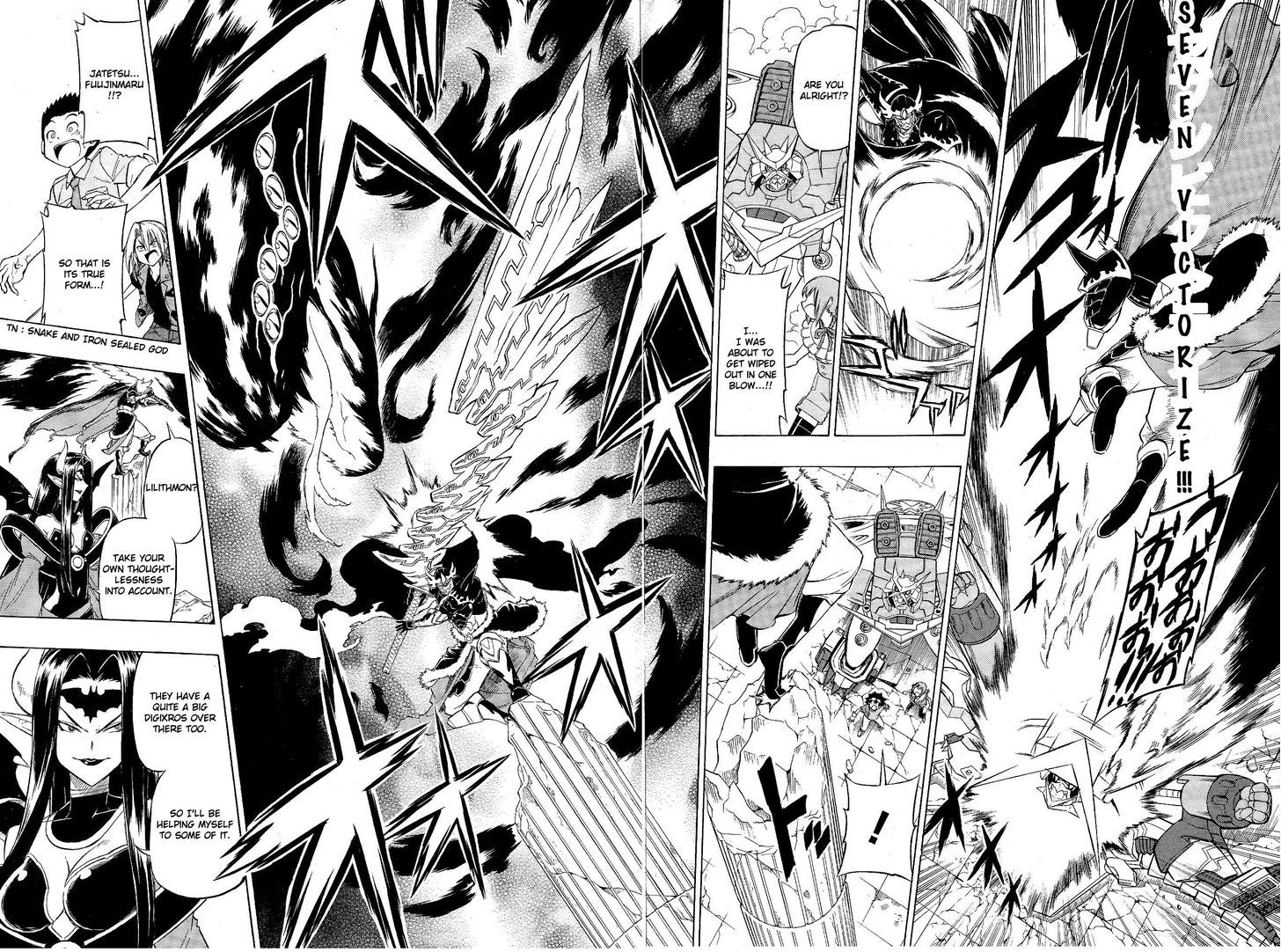 Digimon Cross Wars - Vol.1 Chapter 17 : Xross Warrior!! The Released Demon!!