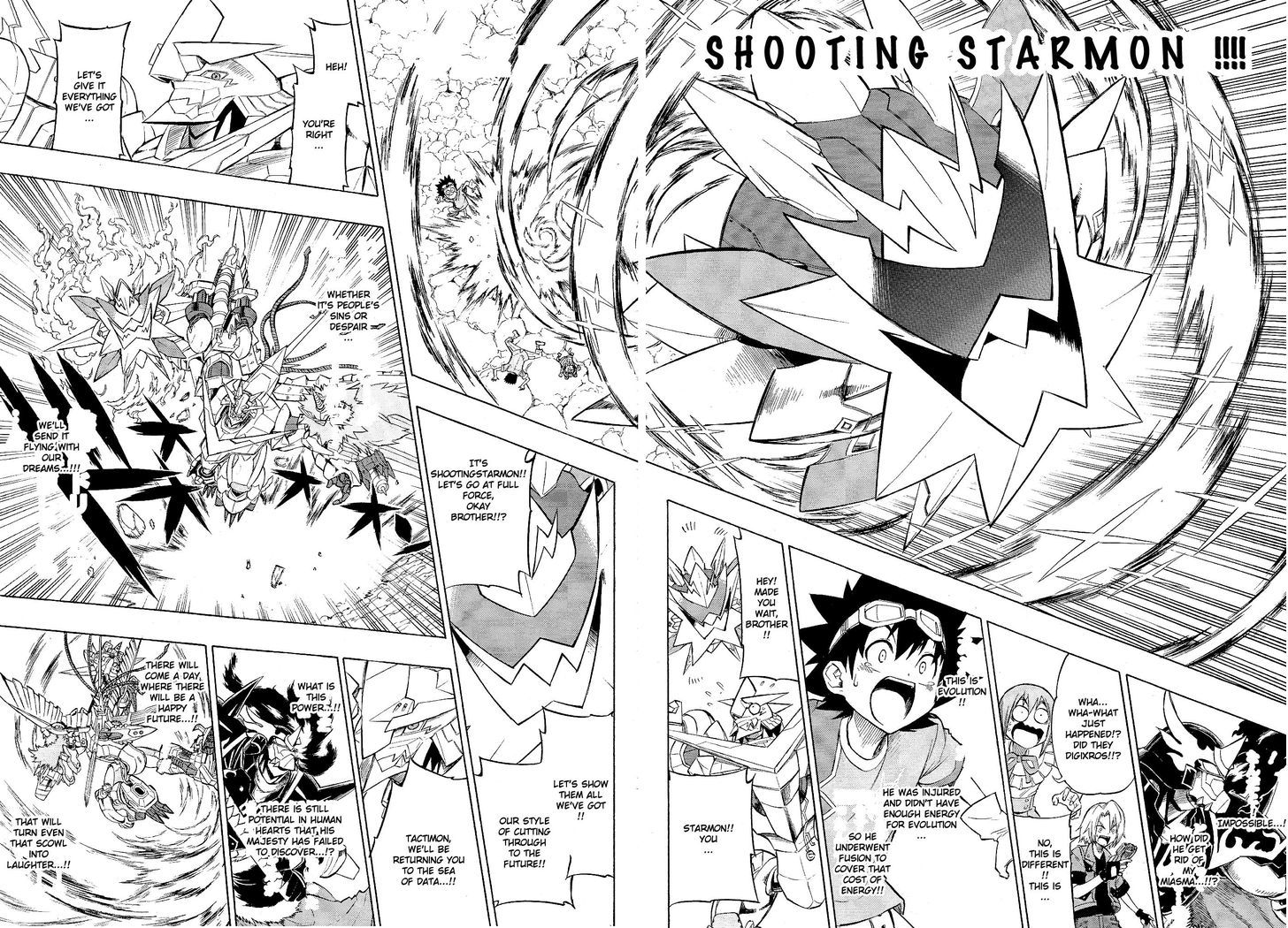 Digimon Cross Wars - Vol.1 Chapter 18 : Xros Stars!! Like A Falling Star!!