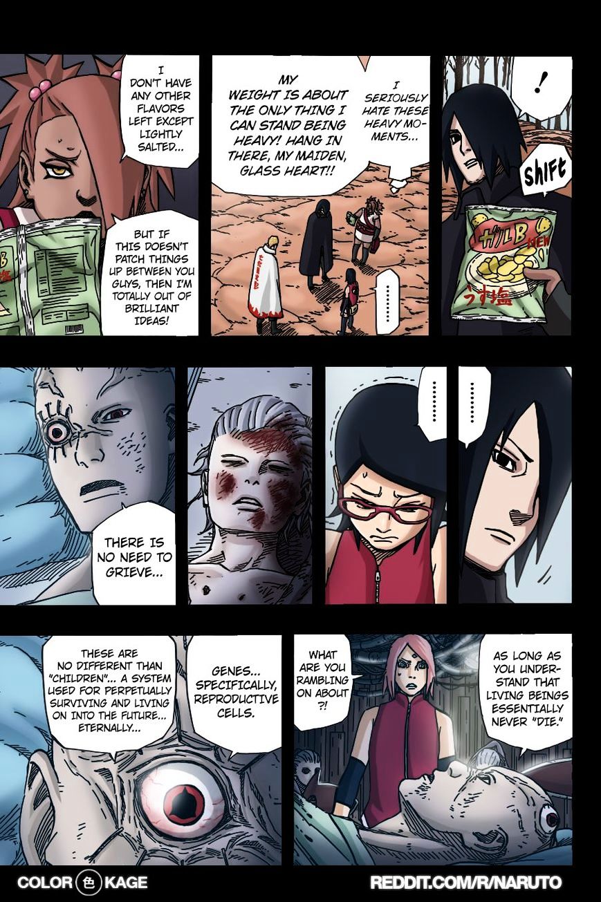 Naruto Gaiden: The Seventh Hokage - Chapter 7.1 : Genetic Slaves(Full Color Version)