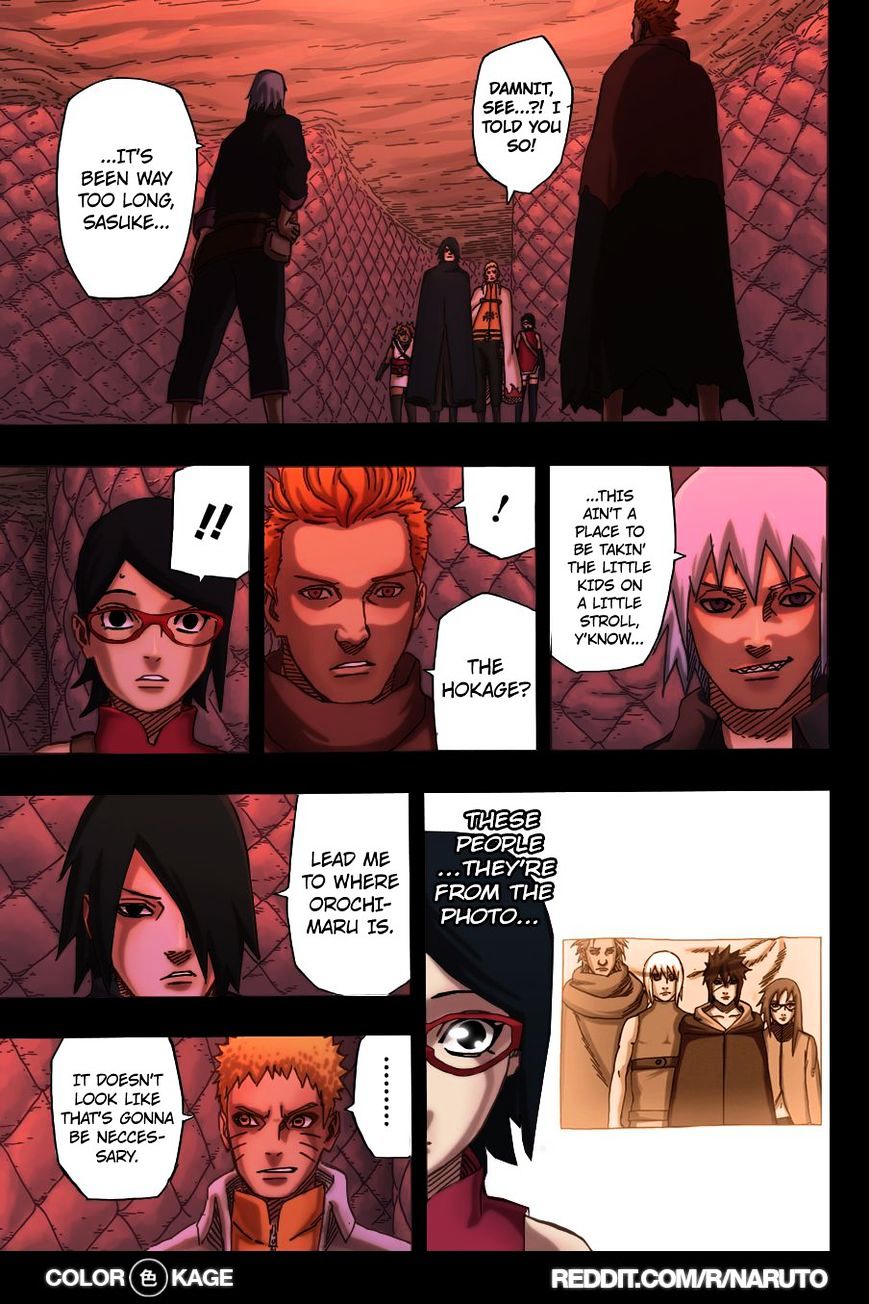 Naruto Gaiden: The Seventh Hokage - Chapter 7.1 : Genetic Slaves(Full Color Version)