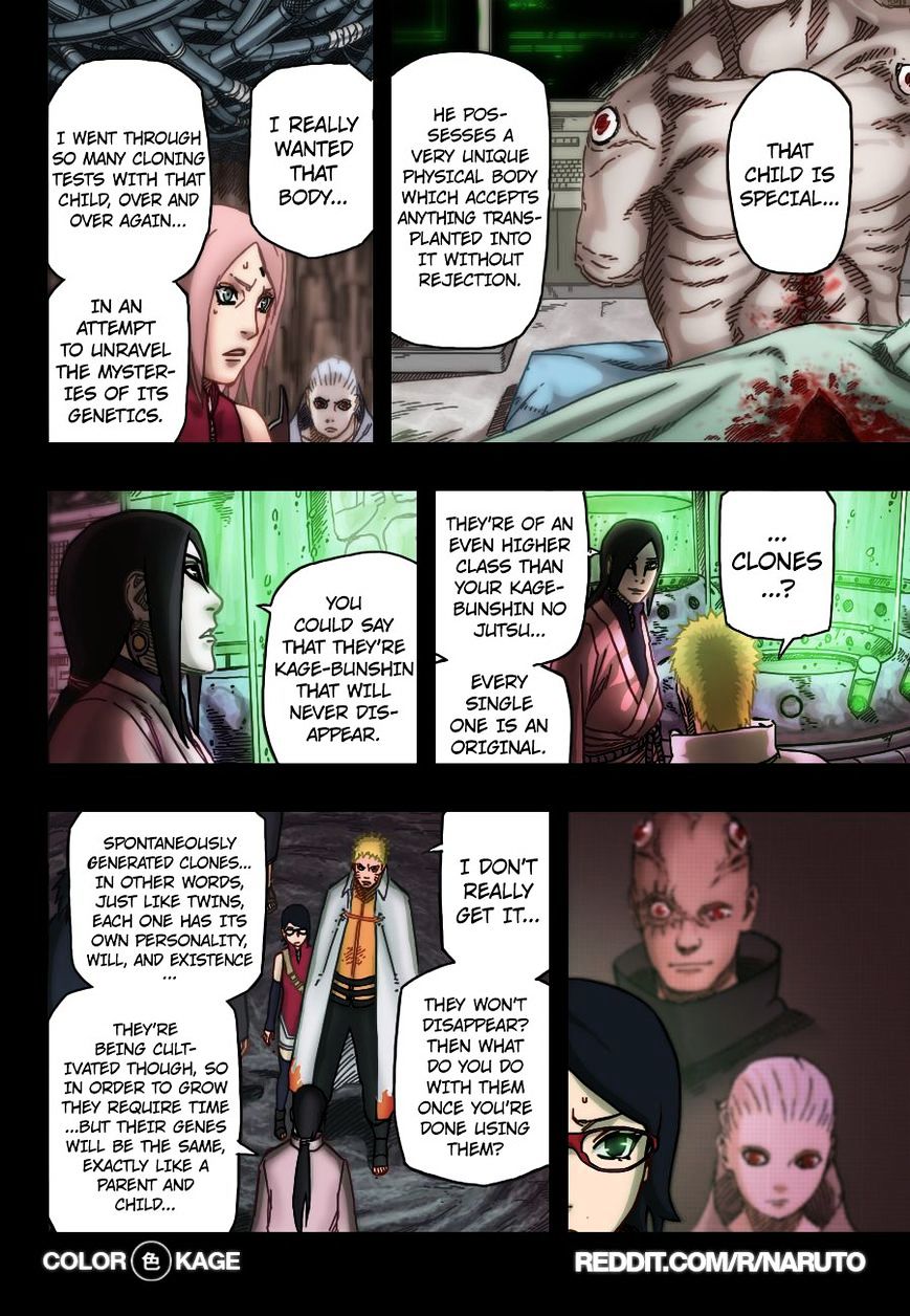 Naruto Gaiden: The Seventh Hokage - Chapter 7.1 : Genetic Slaves(Full Color Version)