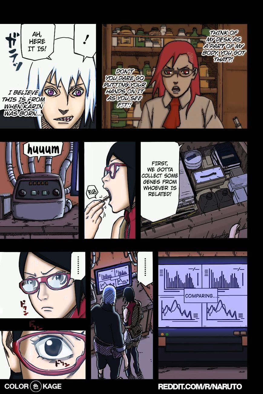 Naruto Gaiden: The Seventh Hokage - Chapter 7.1 : Genetic Slaves(Full Color Version)