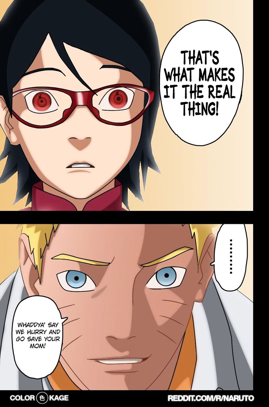 Naruto Gaiden: The Seventh Hokage - Chapter 8.1 : The Real Thing (Full Color Version)