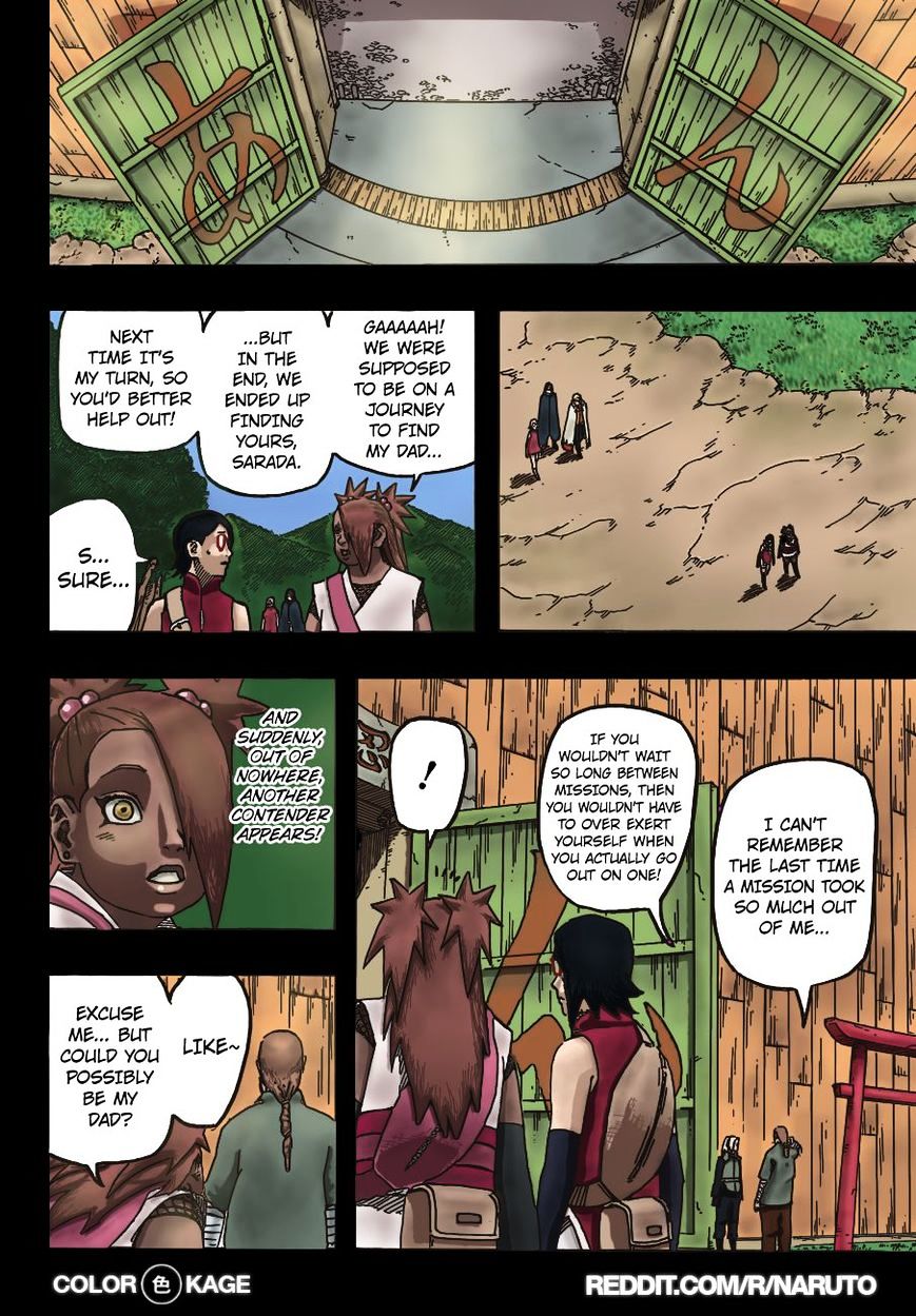 Naruto Gaiden: The Seventh Hokage - Chapter 10.1 : Projected Into These Eyes (Full Color Version)