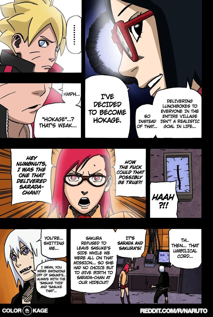 Naruto Gaiden: The Seventh Hokage - Chapter 10.1 : Projected Into These Eyes (Full Color Version)