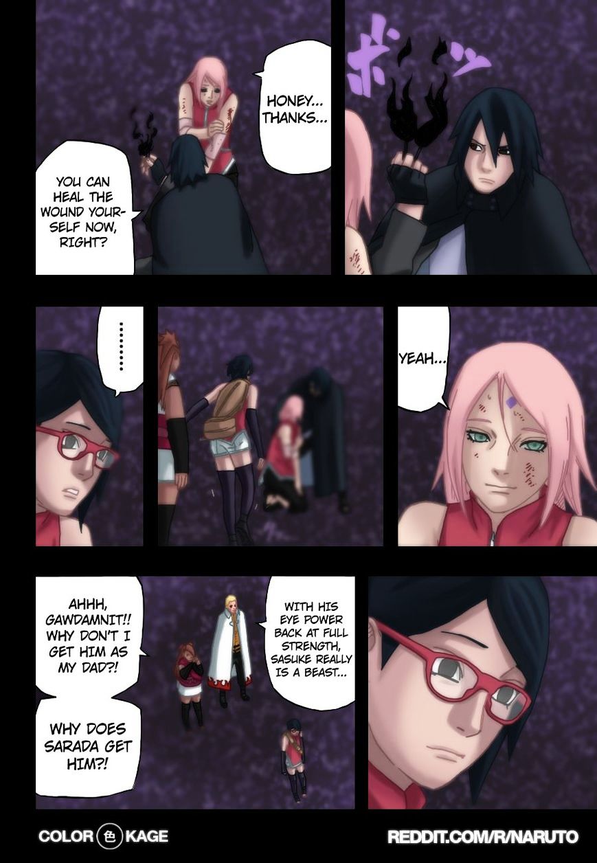 Naruto Gaiden: The Seventh Hokage - Chapter 9.1 : I Will Protect You (Full Color Version)