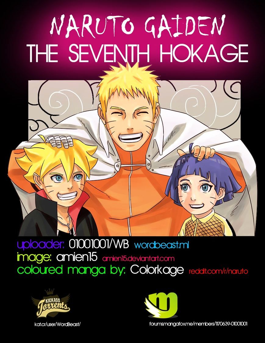 Naruto Gaiden: The Seventh Hokage - Chapter 6.1 : Unevolving Species(Full Color Version)