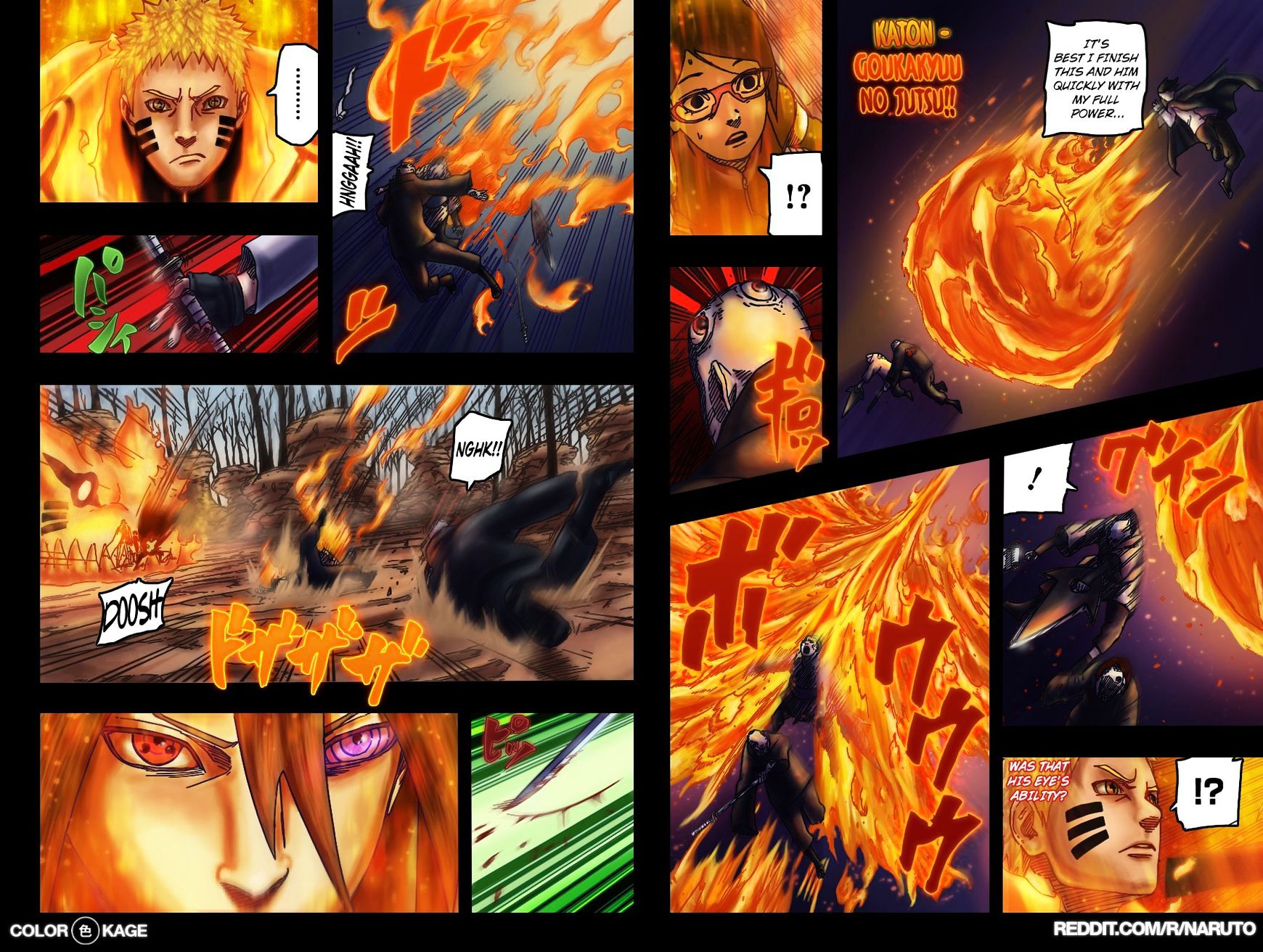 Naruto Gaiden: The Seventh Hokage - Chapter 6.1 : Unevolving Species(Full Color Version)