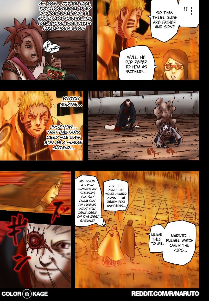 Naruto Gaiden: The Seventh Hokage - Chapter 6.1 : Unevolving Species(Full Color Version)