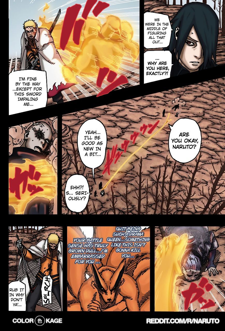 Naruto Gaiden: The Seventh Hokage - Chapter 6.1 : Unevolving Species(Full Color Version)