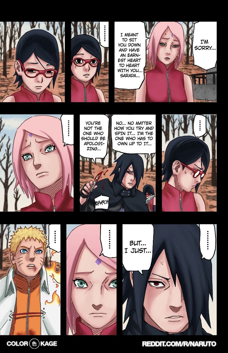 Naruto Gaiden: The Seventh Hokage - Chapter 6.1 : Unevolving Species(Full Color Version)