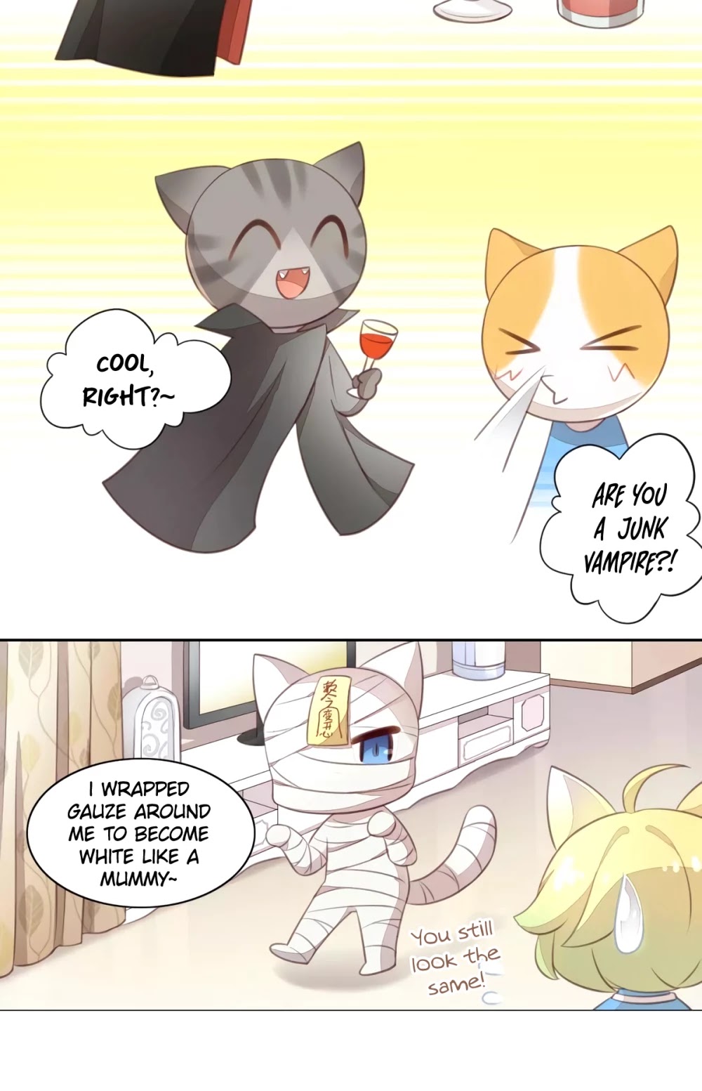 Under The Paws Of Cats - Chapter 18: Happy Halloween!