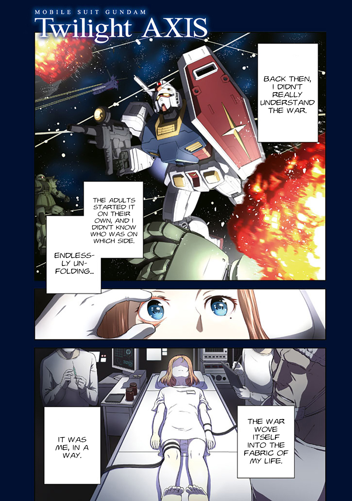 Mobile Suit Gundam Twilight Axis - Vol.1 Chapter 1: Process: 01