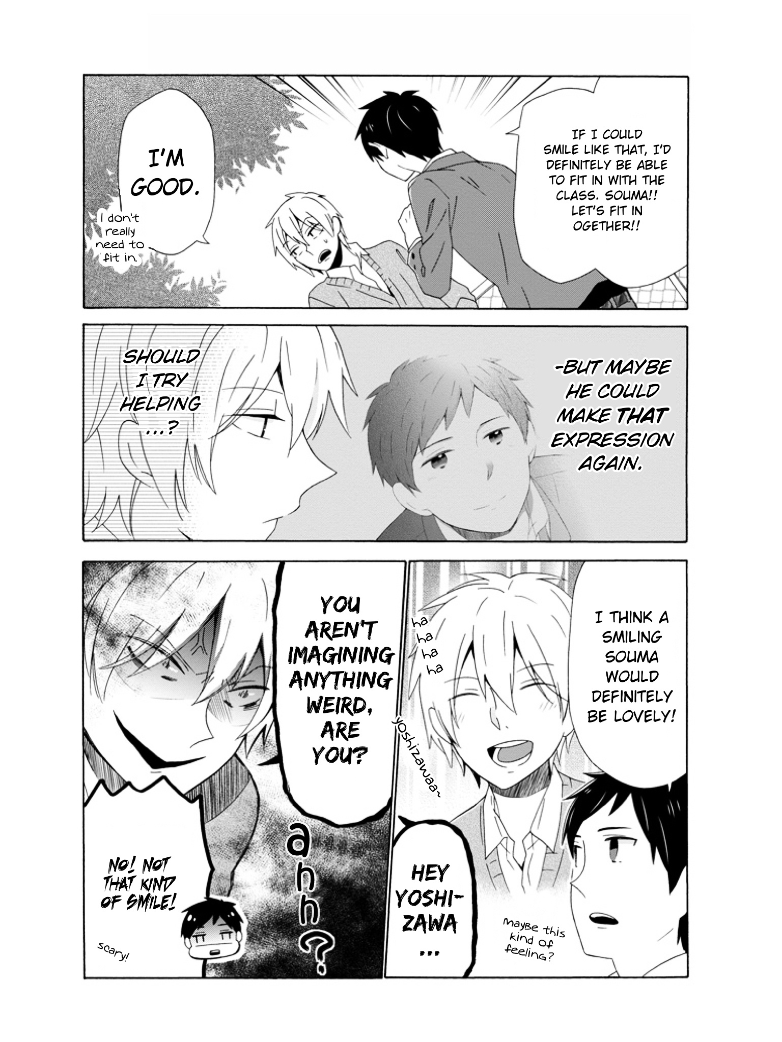 Kao Ni Dasenai Yoshizawa-Kun - Vol.1 Chapter 2 : The Feeling I Want To Convey To You Is Strange!?