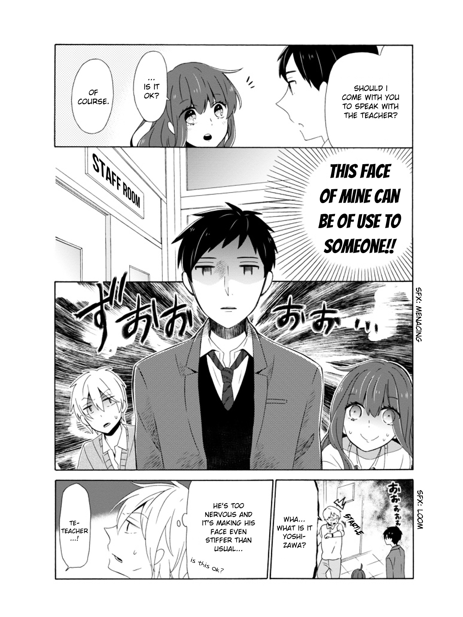 Kao Ni Dasenai Yoshizawa-Kun - Vol.1 Chapter 2 : The Feeling I Want To Convey To You Is Strange!?