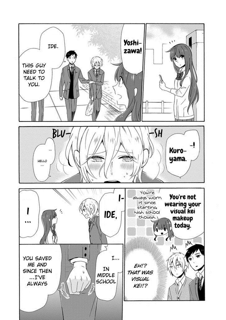 Kao Ni Dasenai Yoshizawa-Kun - Vol.1 Chapter 4 : Kuroyama And Shiroyama