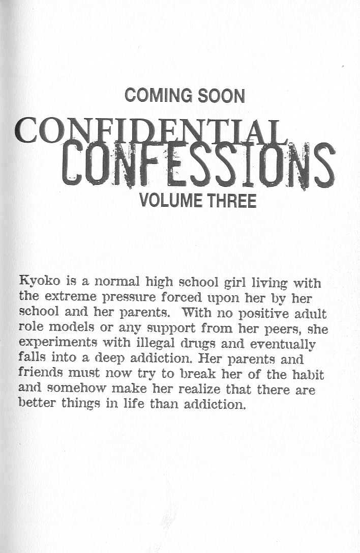 Confidential Confessions - Vol.02 Chapter 4 : Tears