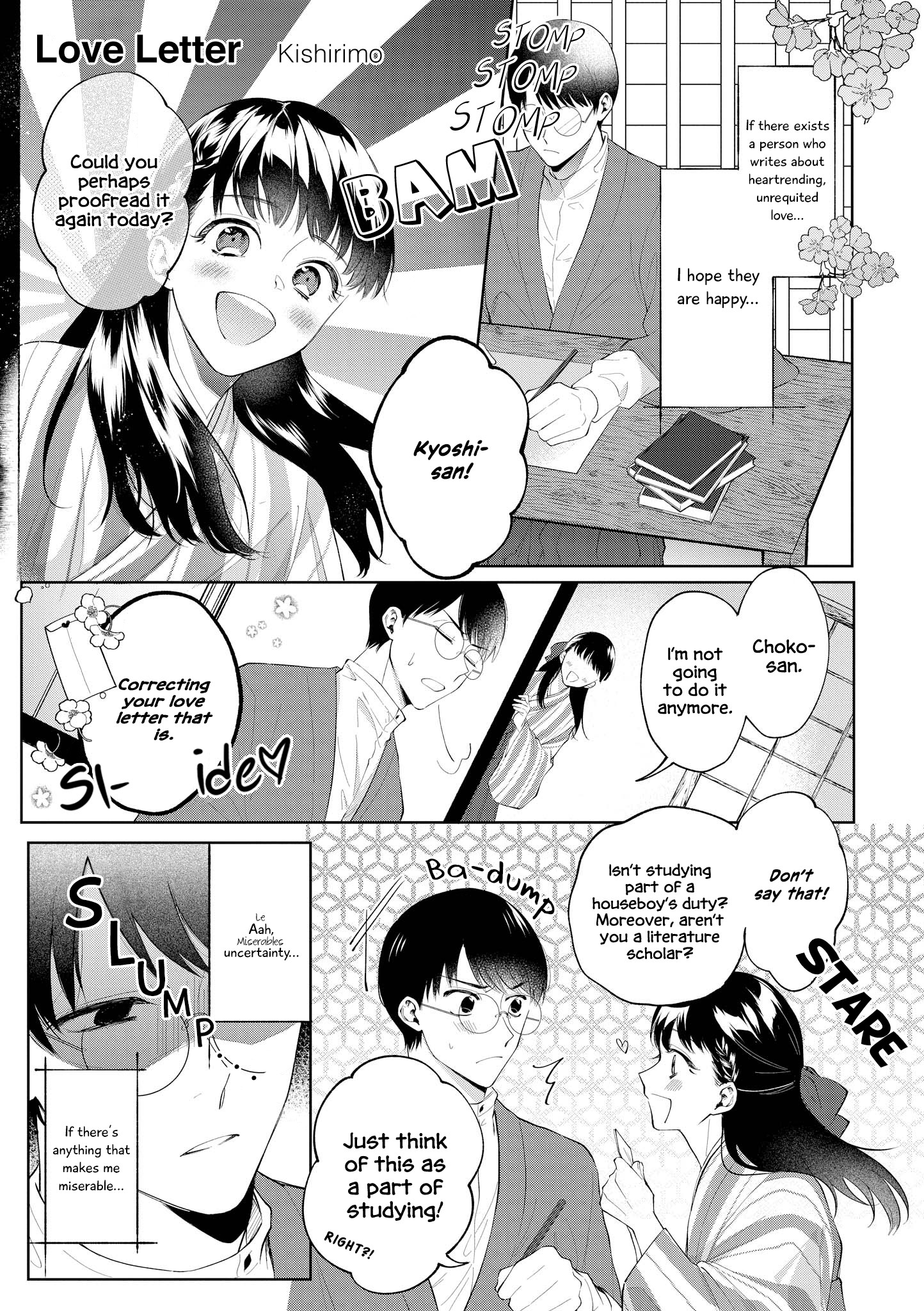 “It’s Too Precious And Hard To Read !!” 4P Short Stories - Chapter 10: Love Letter [By Kishirimo]