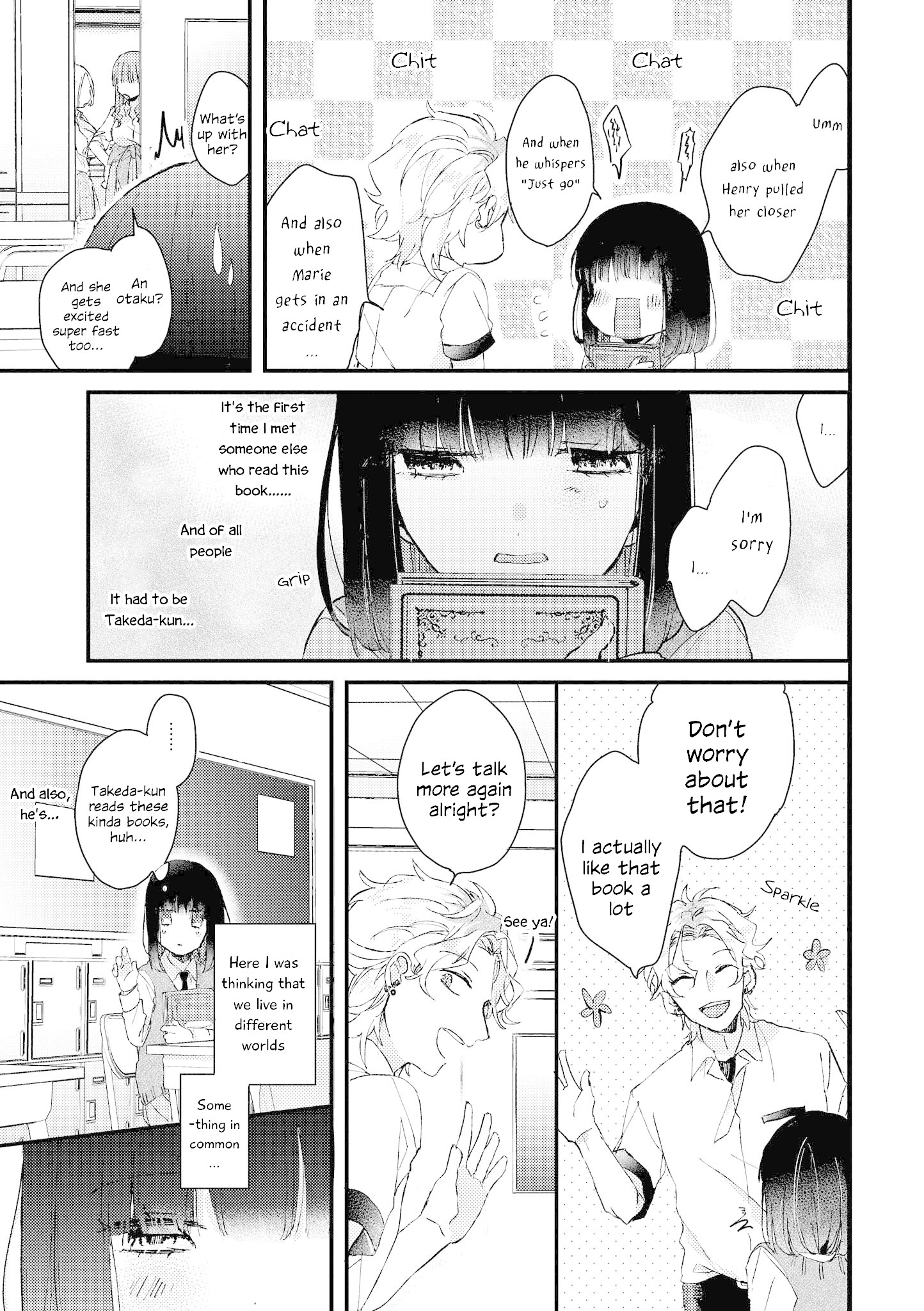 “It’s Too Precious And Hard To Read !!” 4P Short Stories - Chapter 2: To Be Honest, I Want To Talk With You [By Waka Kakitsubata]