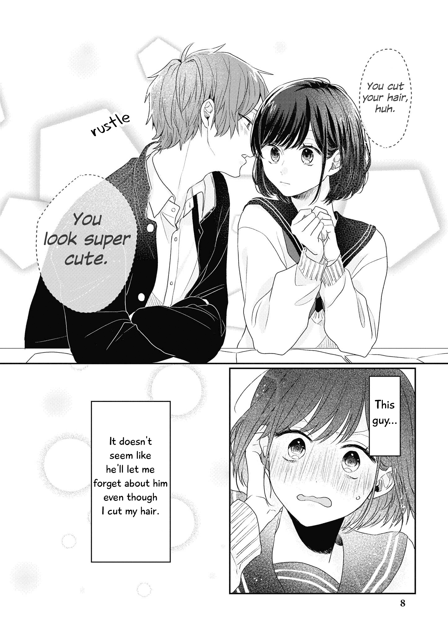 “It’s Too Precious And Hard To Read !!” 4P Short Stories - Vol.2 Chapter 27: To Cut, Or Not To Cut [By Megumi Dorokawa]