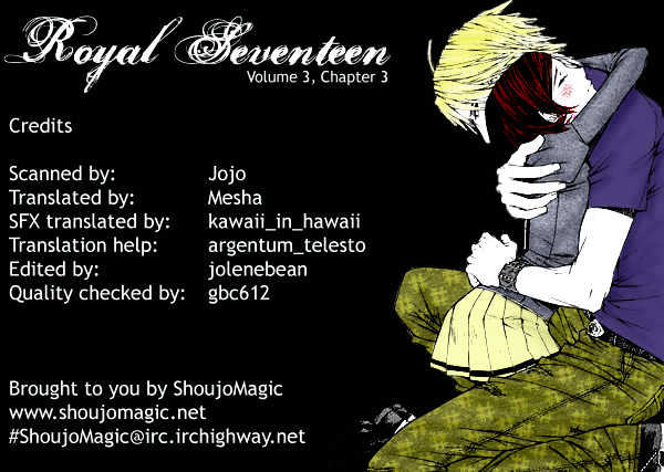 Royal Seventeen - Vol.3 Chapter 8 : End