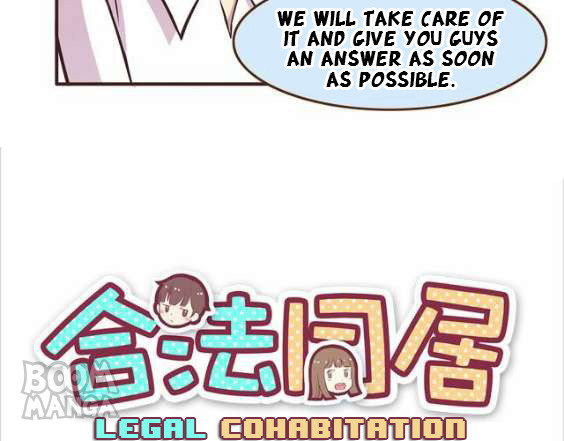 Legal Cohabitation - Chapter 23