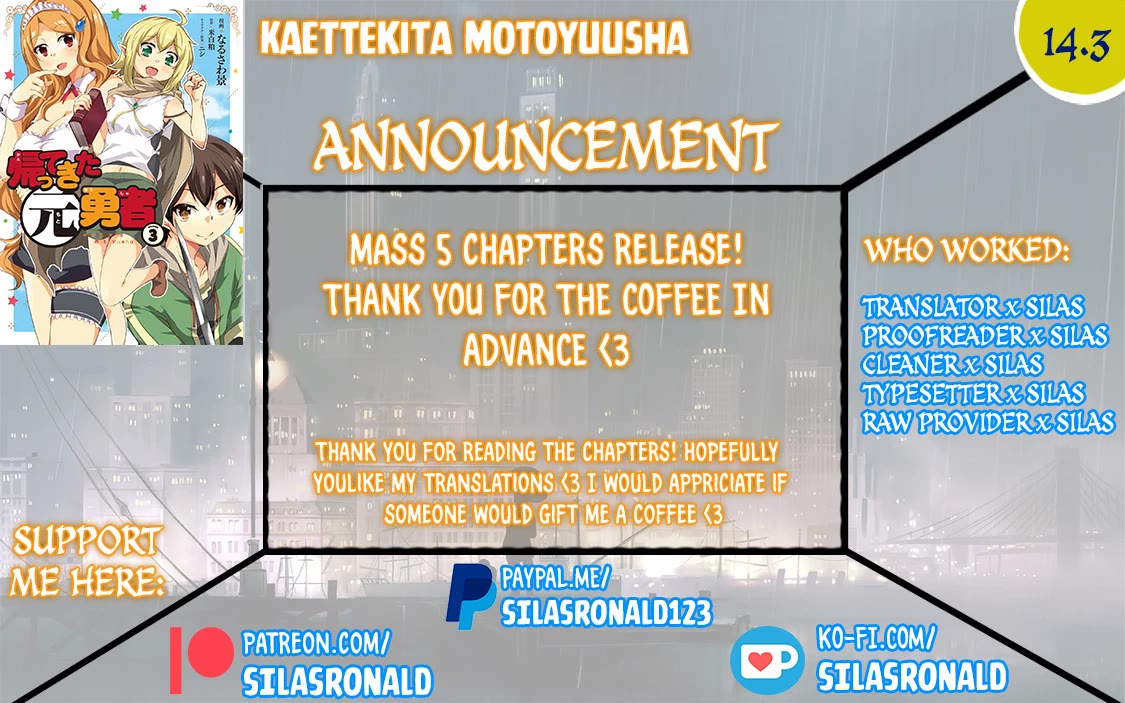 Kaettekita Motoyuusha - Chapter 14.3