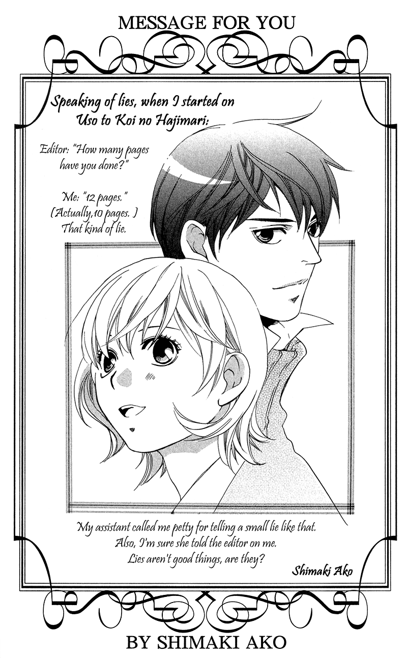 Koibana - Kono Yuuwaku Ni Wa Katenai! Best 6 - Vol.1 Chapter 4: Uso To Koi No Hajimari (By Shimaki Ako)