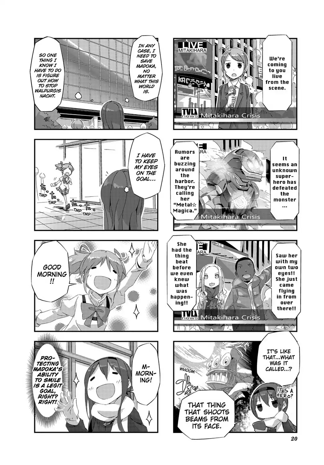 Puella Magi Homura Tamura ~Parallel Worlds Do Not Remain Parallel Forever~ - Chapter 12: Vol.2 Episode 12: "Metal✰Magica" Time Flow