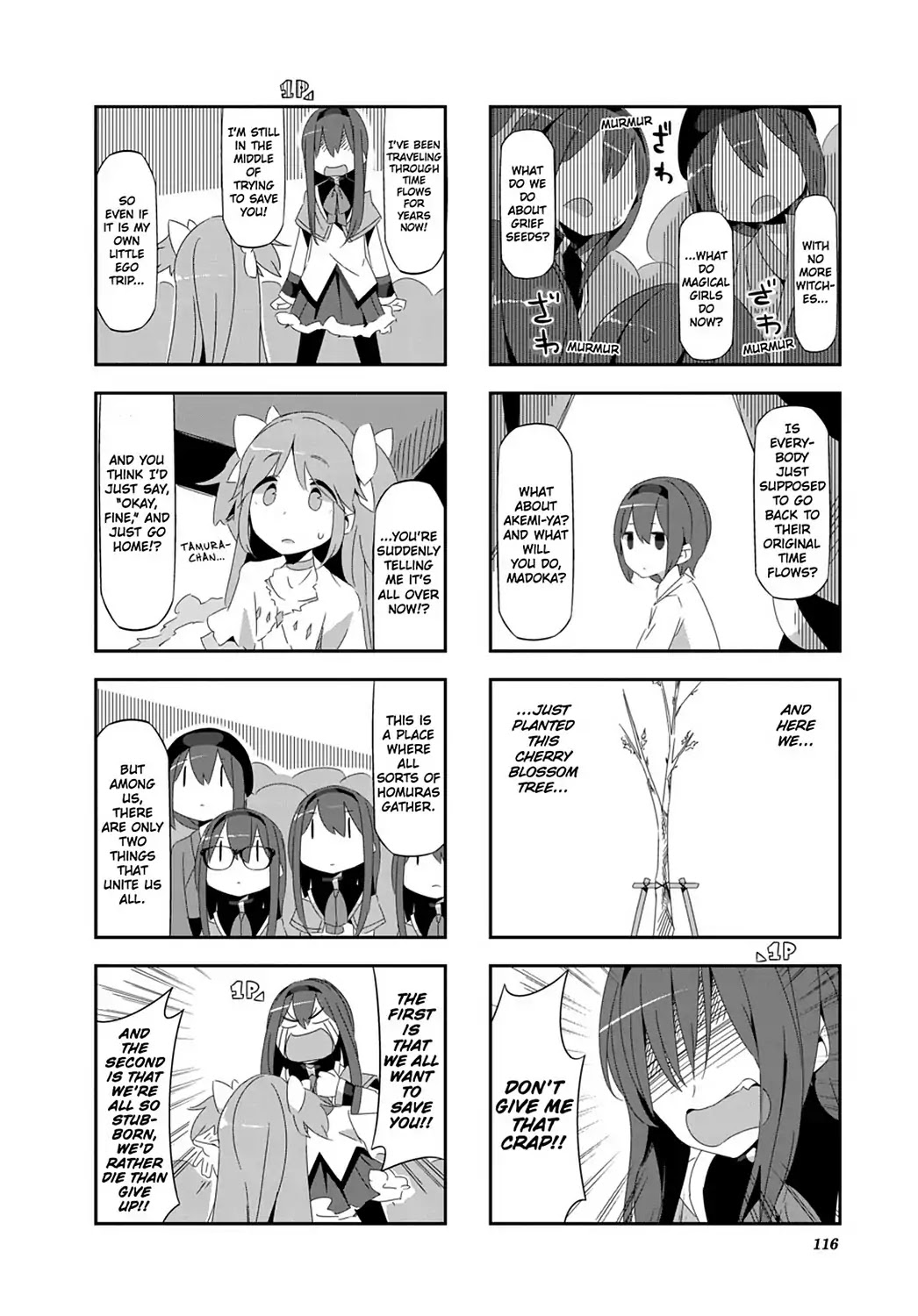 Puella Magi Homura Tamura ~Parallel Worlds Do Not Remain Parallel Forever~ - Chapter 30: Vol.3 Episode 30: "Akemi-Ya And Madoka" Time Flow [End]