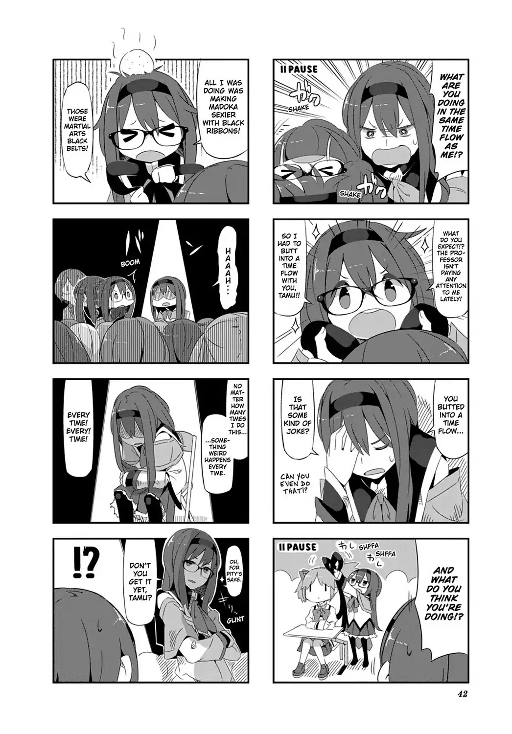 Puella Magi Homura Tamura ~Parallel Worlds Do Not Remain Parallel Forever~ - Chapter 24: Vol.3 Episode 24: "Tamura And Practical-Joke-Homura" Time Flow