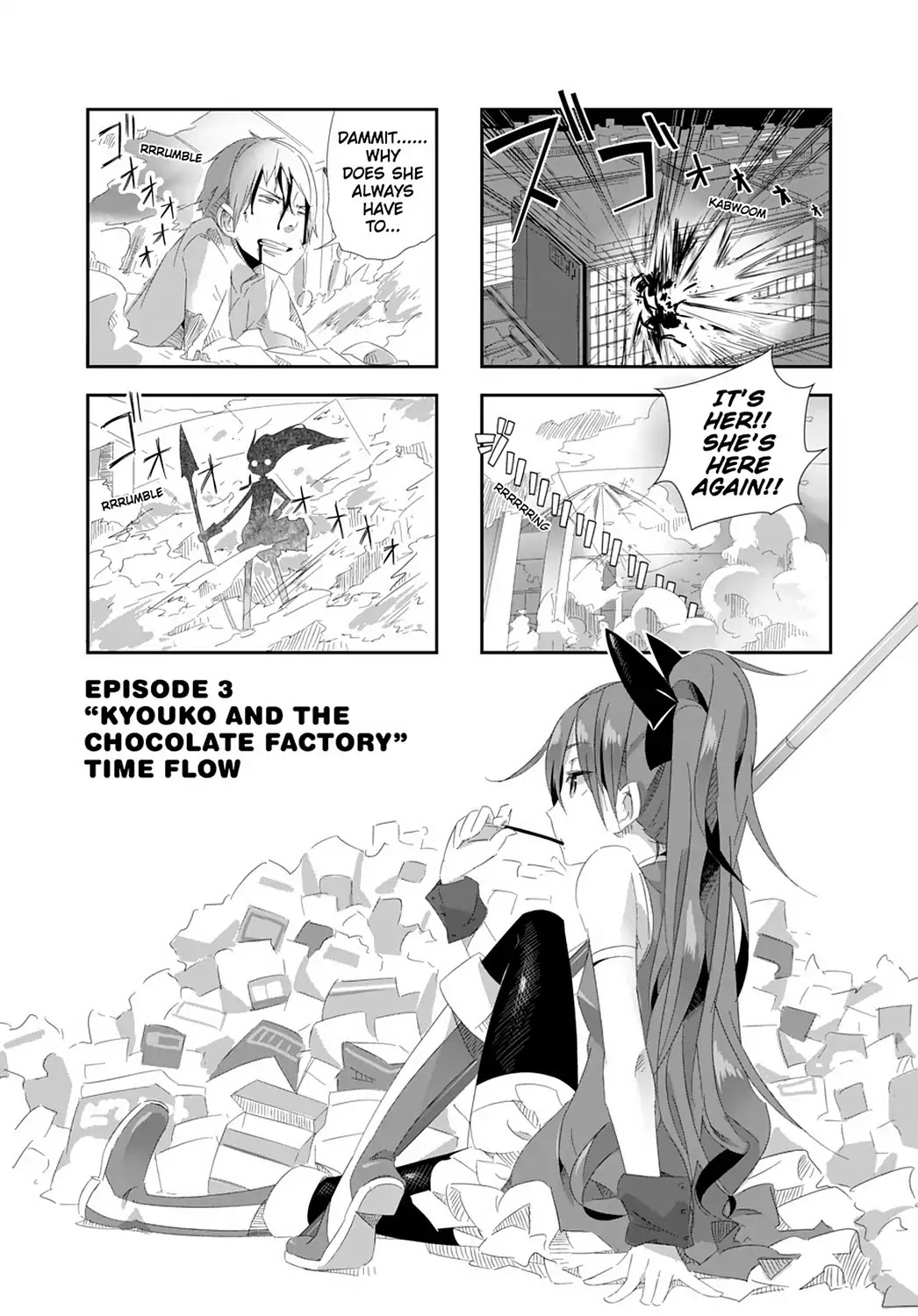 Puella Magi Homura Tamura ~Parallel Worlds Do Not Remain Parallel Forever~ - Chapter 3: Vol.1 Episode 3: "Kyouko And The Chocolate Factory" Time Flow