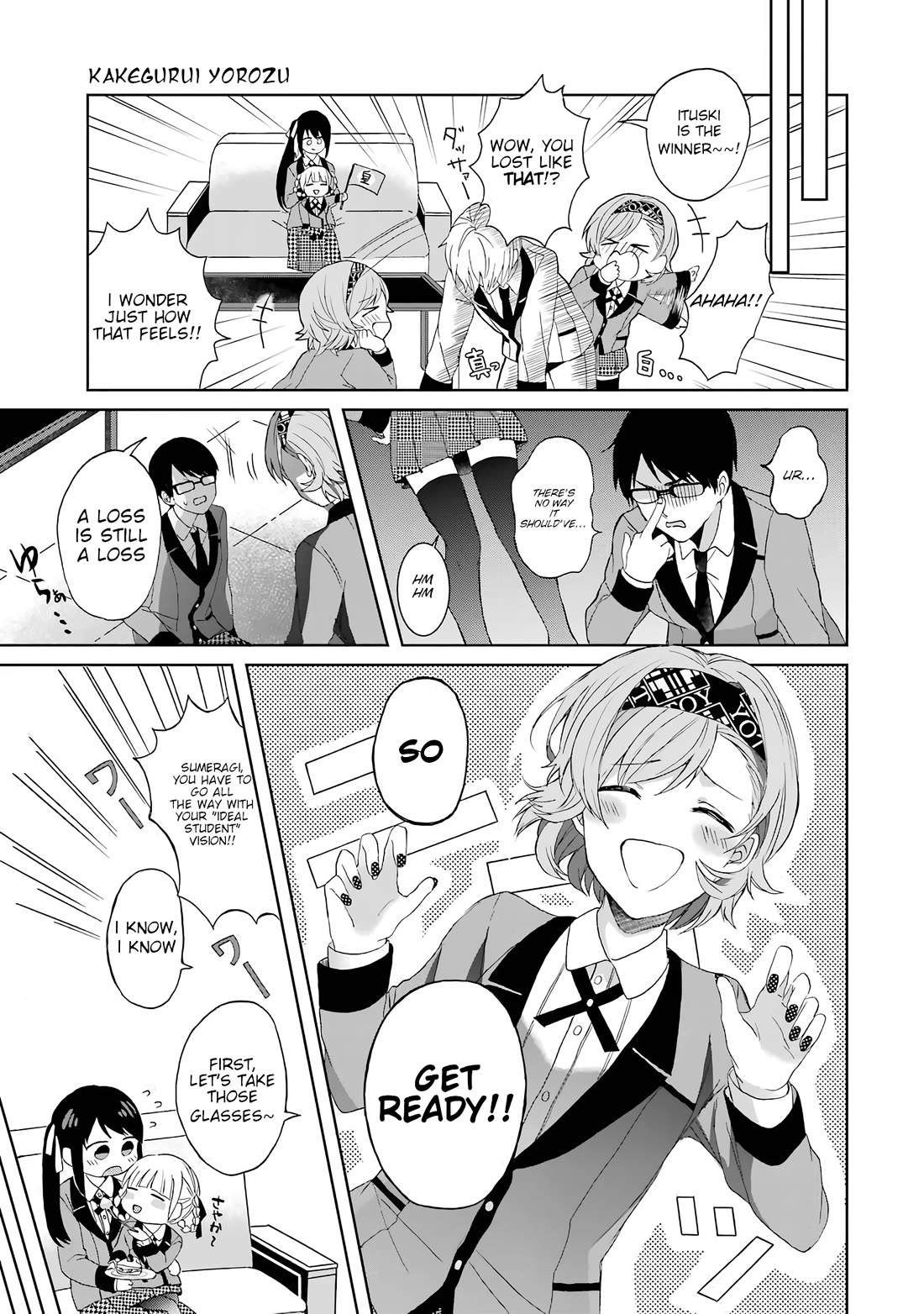 Kakegurui - Yorozu: Official Comic Anthology - Chapter 17: Image Change! The Battle For Jurisdiction