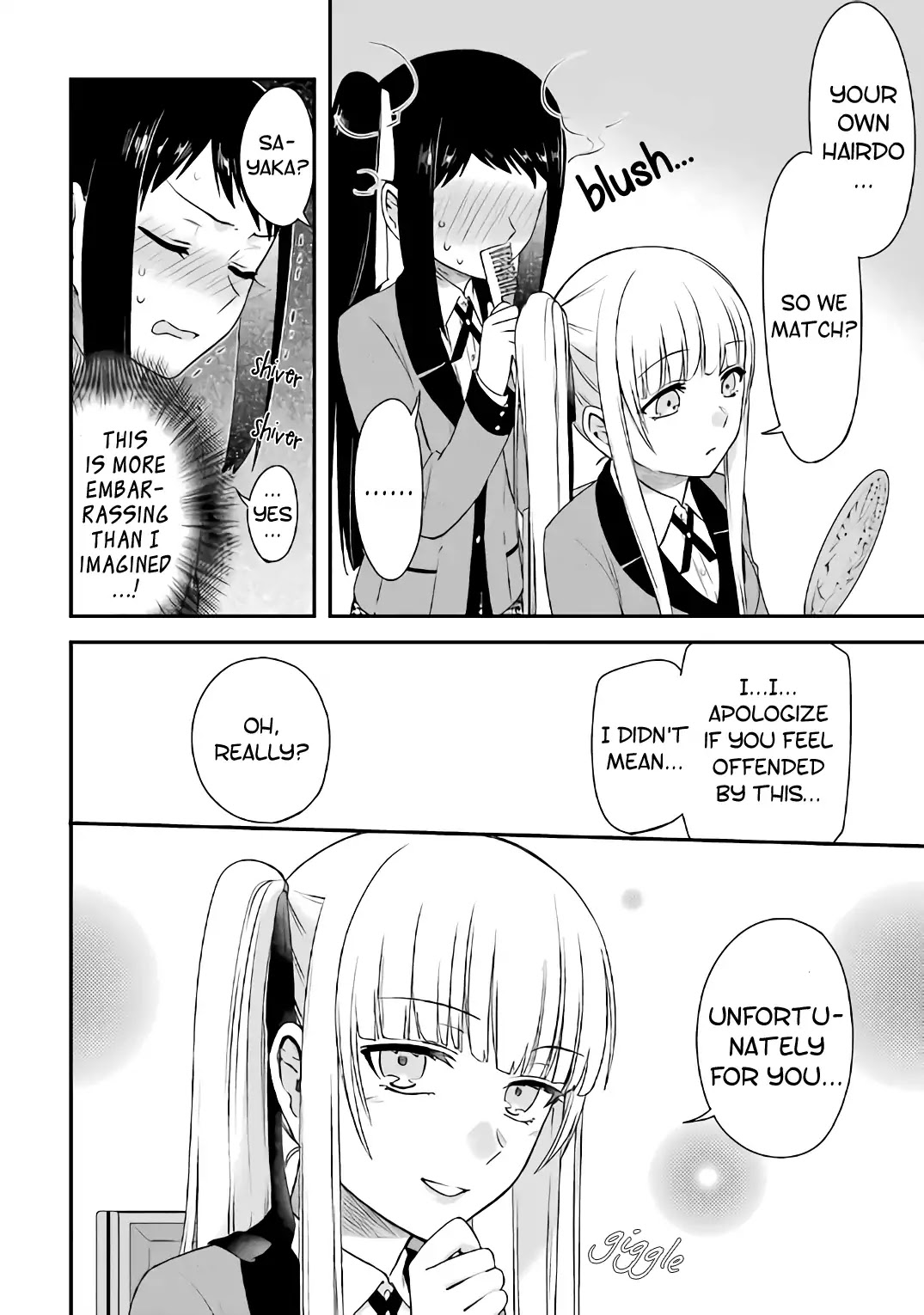 Kakegurui - Yorozu: Official Comic Anthology - Chapter 16: Kirari And Sayaka's Heart Thumping Hair Catalog (Asuka Takana)