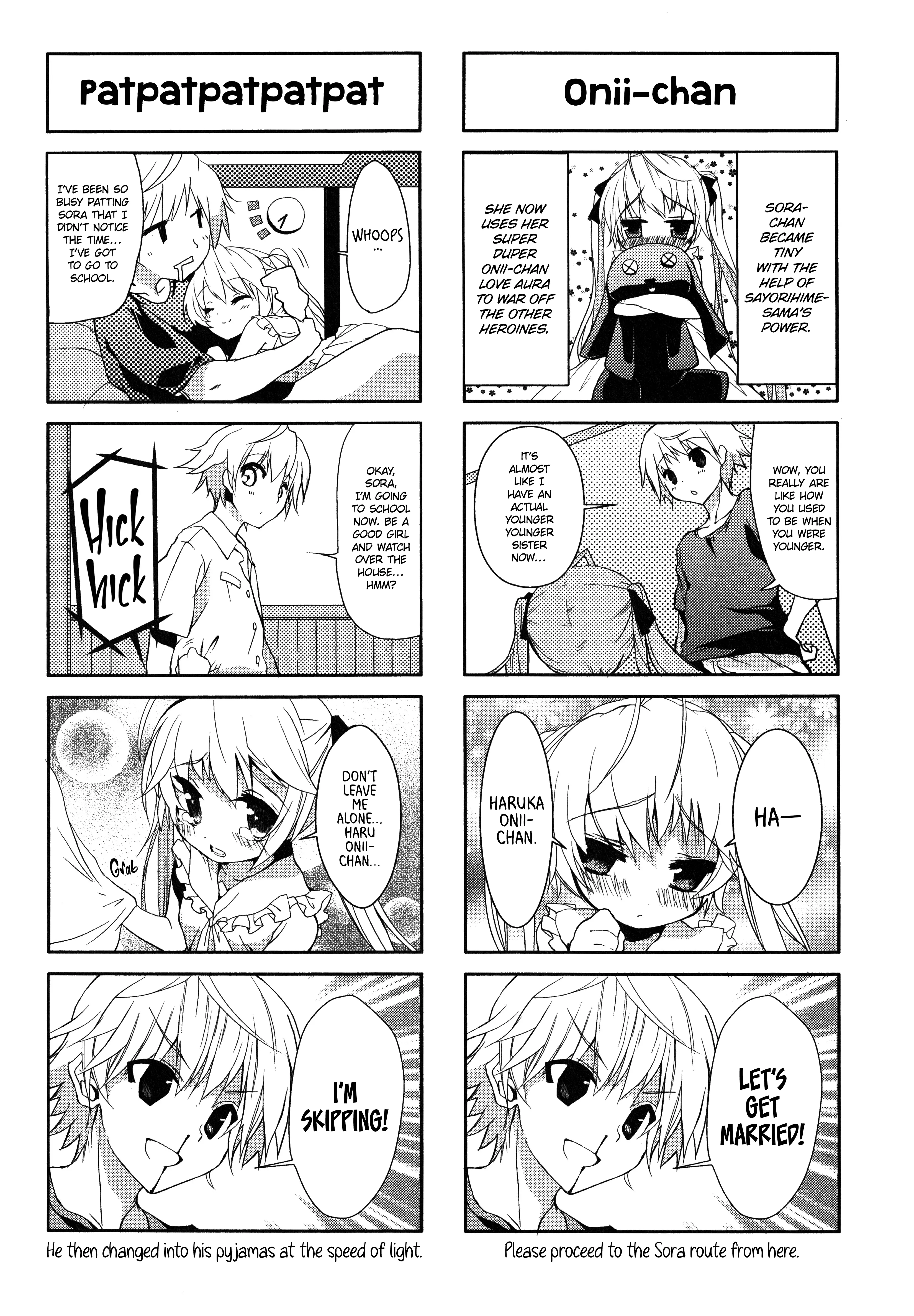 Yosuga No Sora Anthology - Vol.1 Chapter 18: Chibi Sora-Chan!!