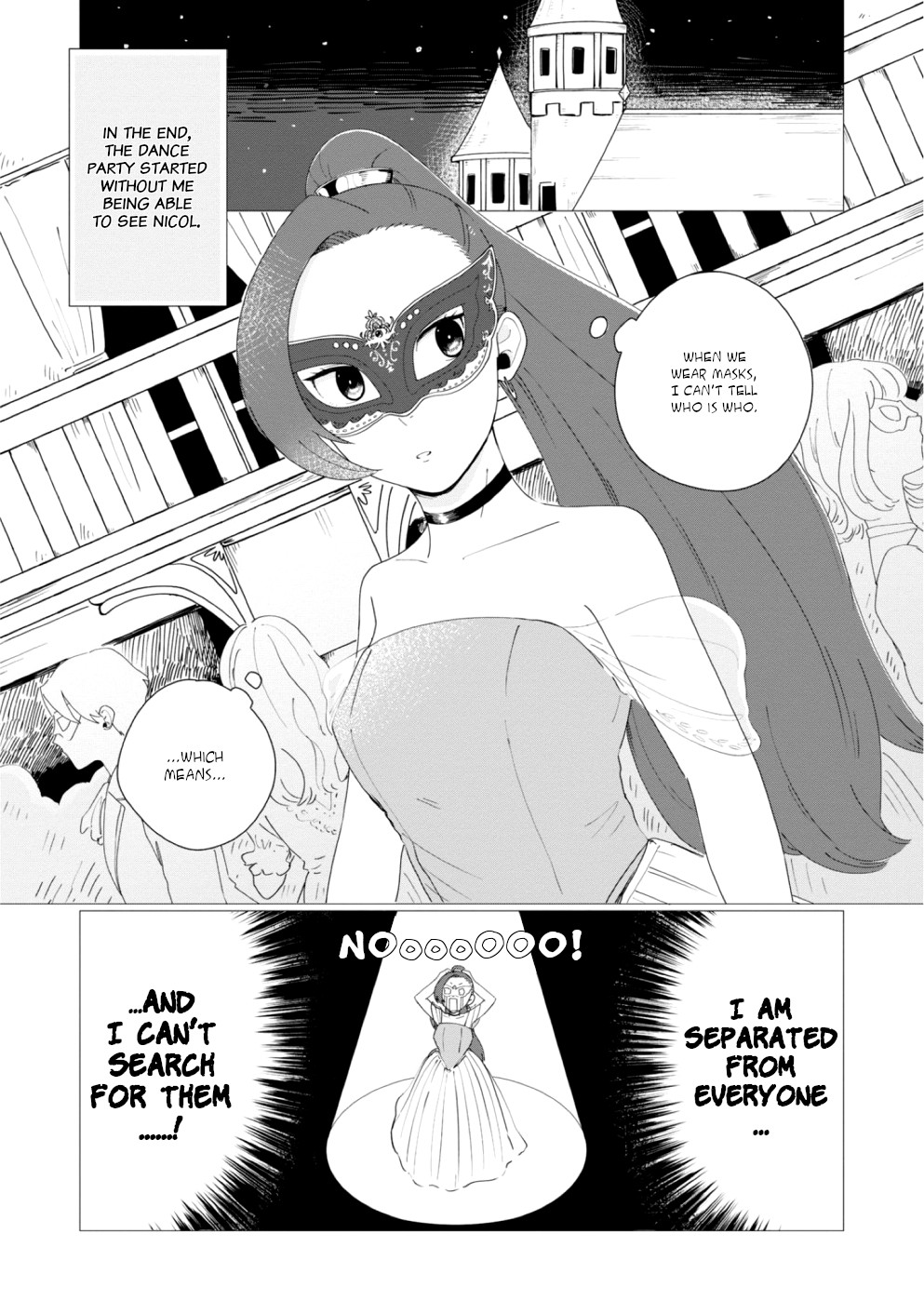 My Next Life As A Villainess: All Routes Lead To Doom! Official Anthology Comic - Sweet Memories - Vol.1 Chapter 8: The Fateful Dance Party (Artist: Kororiyo)