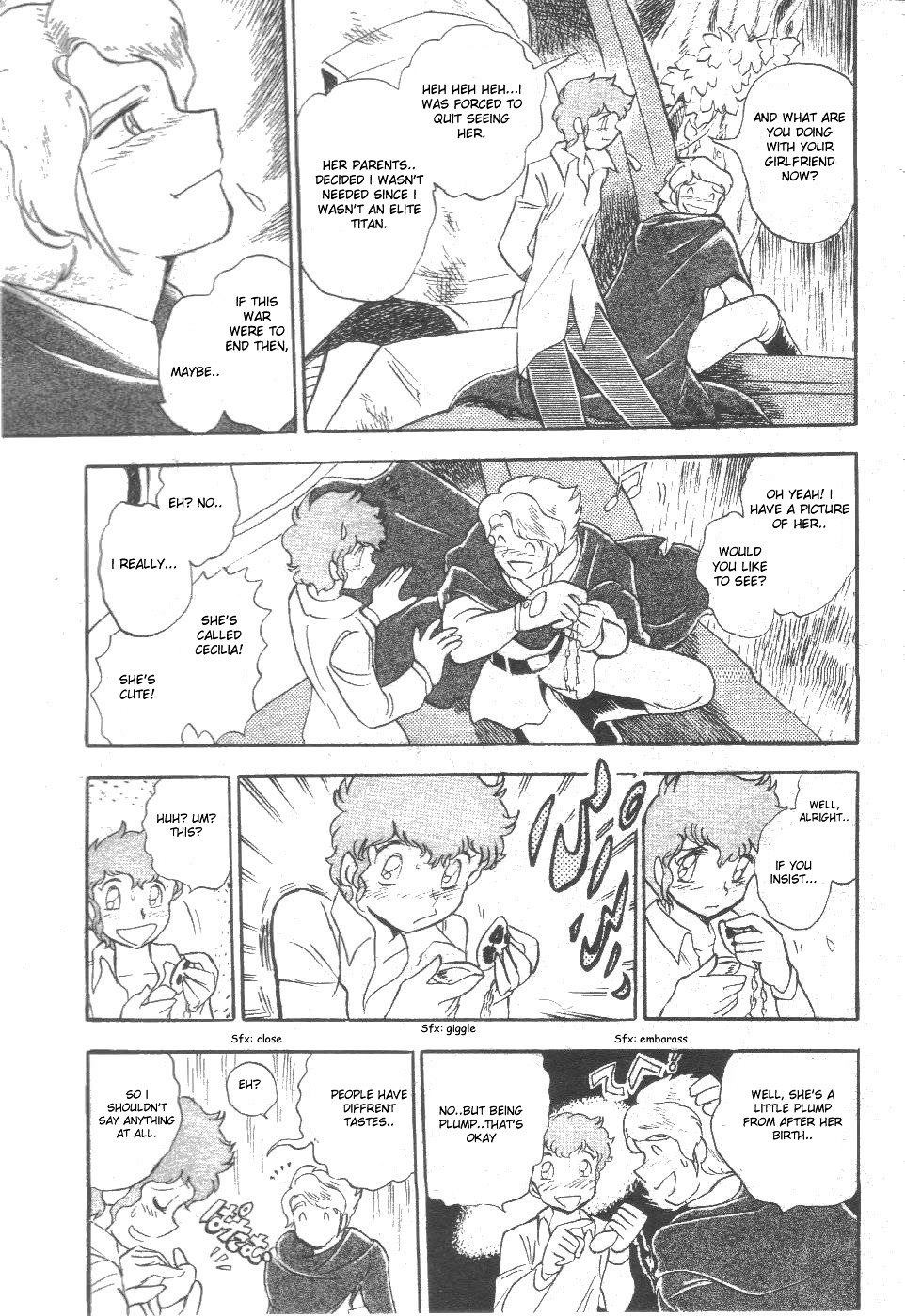 Kidou Senshi Zeta Gundam 1/2 - Chapter 2 : Amuro And Kiss!