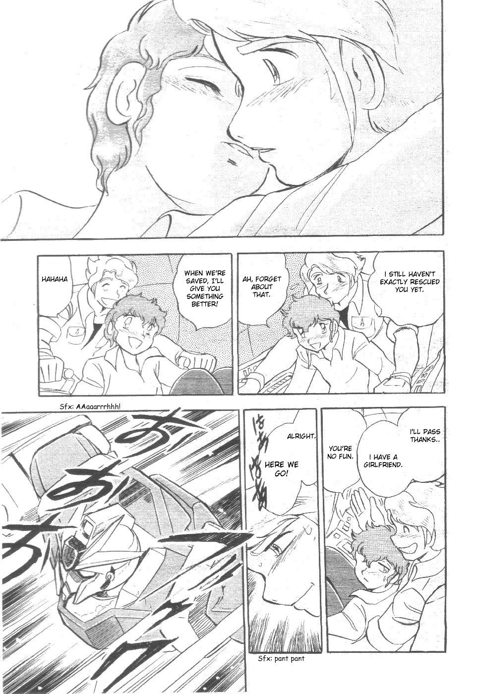 Kidou Senshi Zeta Gundam 1/2 - Chapter 2 : Amuro And Kiss!