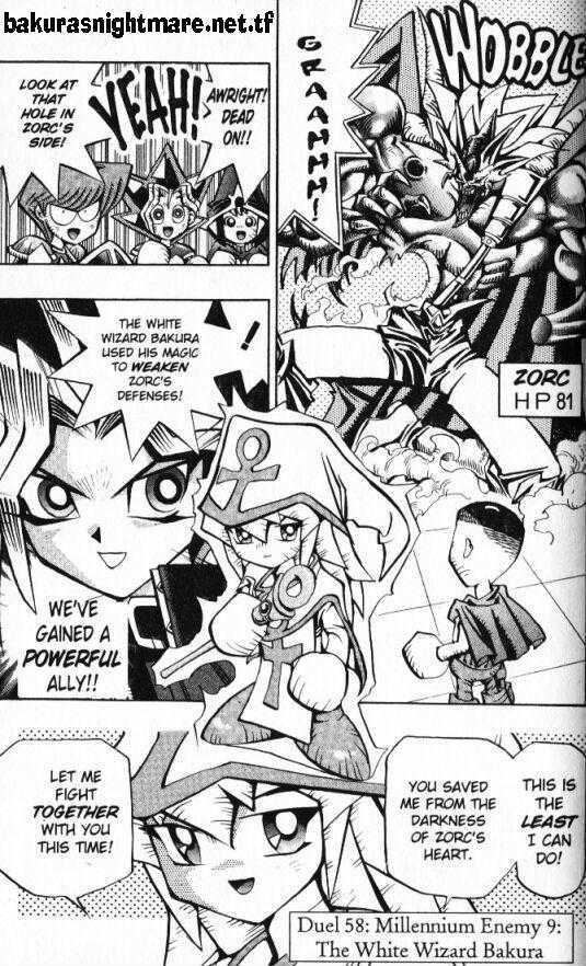 Yu-Gi-Oh - Vol.7 Chapter 58 : Battle 58: Millennium Enemy 9: The White Wizard Bakura